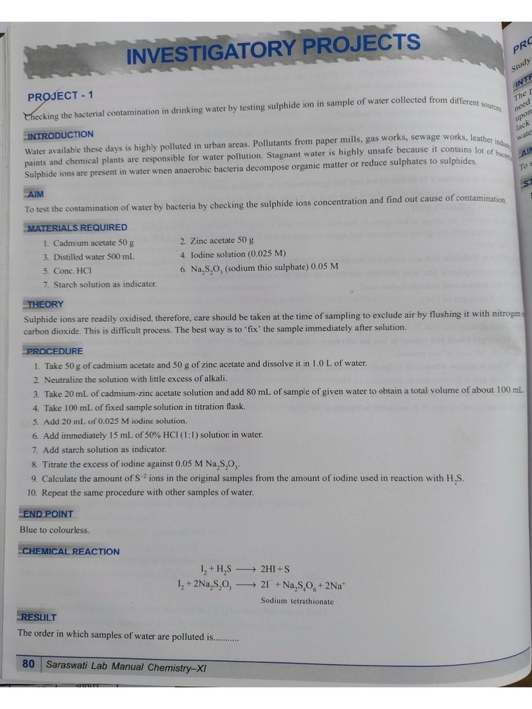 Chem. Project | PDF