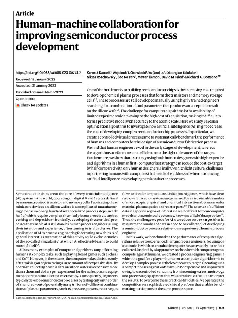 Human–Machine Collaboration for Improving Semiconductor Process ...