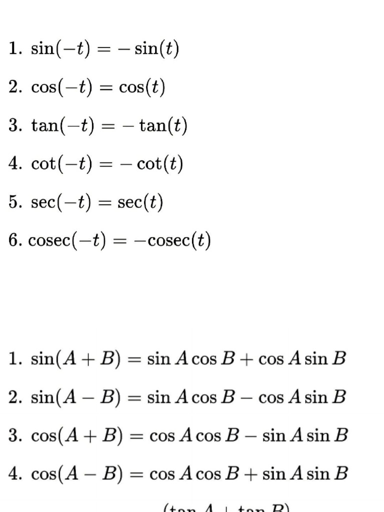 Math TleD Trigo | PDF