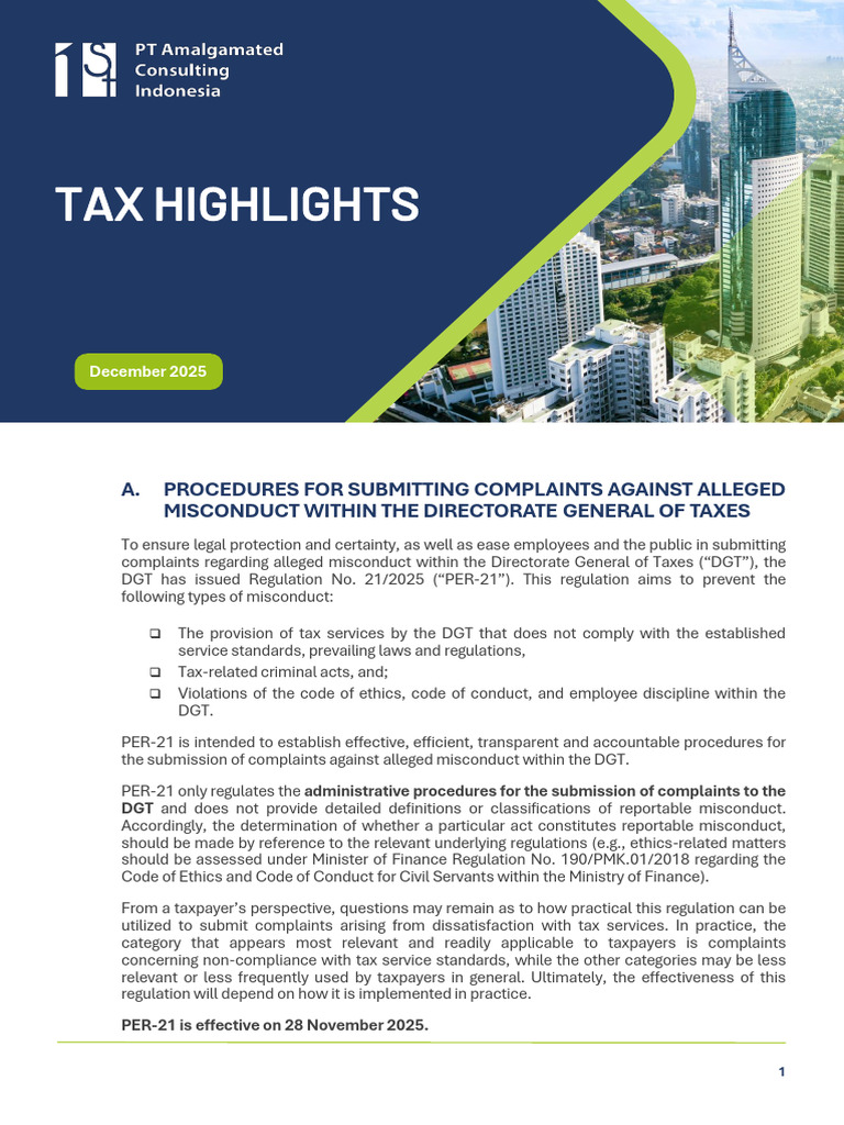 DGT Complaint Procedures and Tax Updates | PDF | Complaint | Taxes