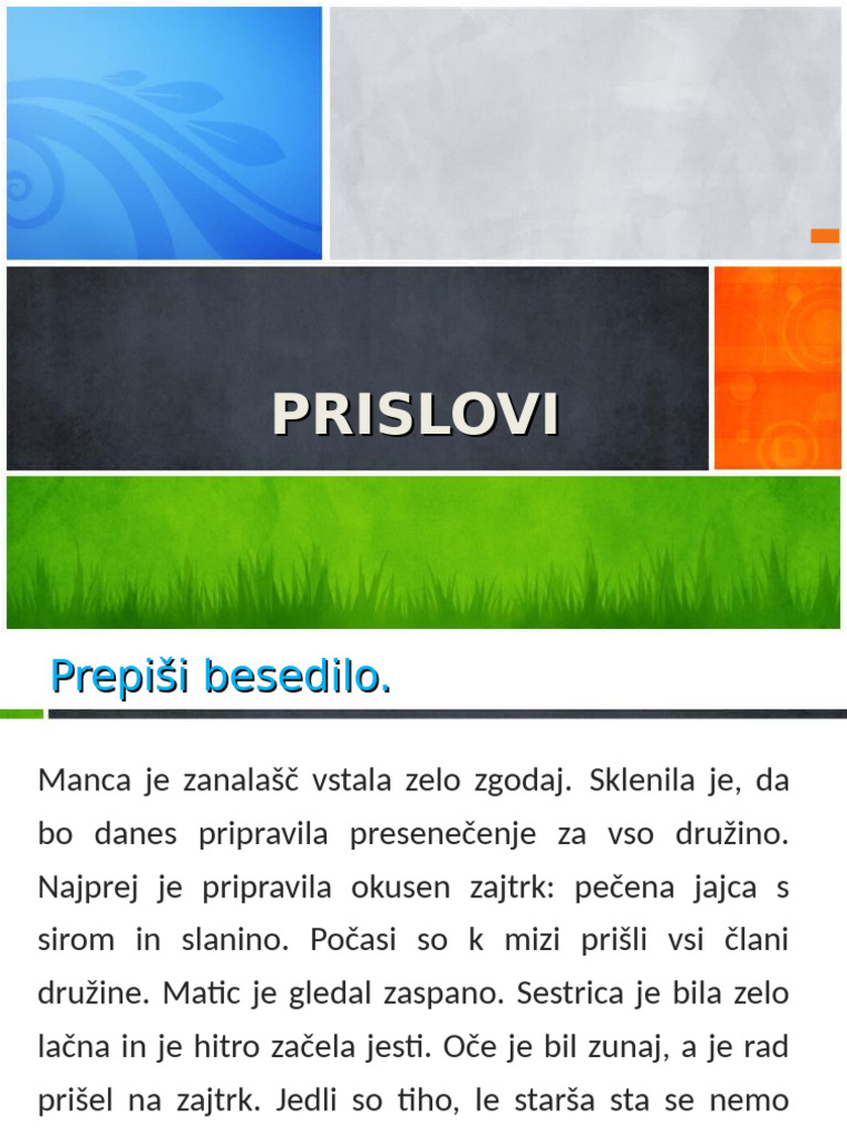 PP - Prislovi - 6. R | PDF