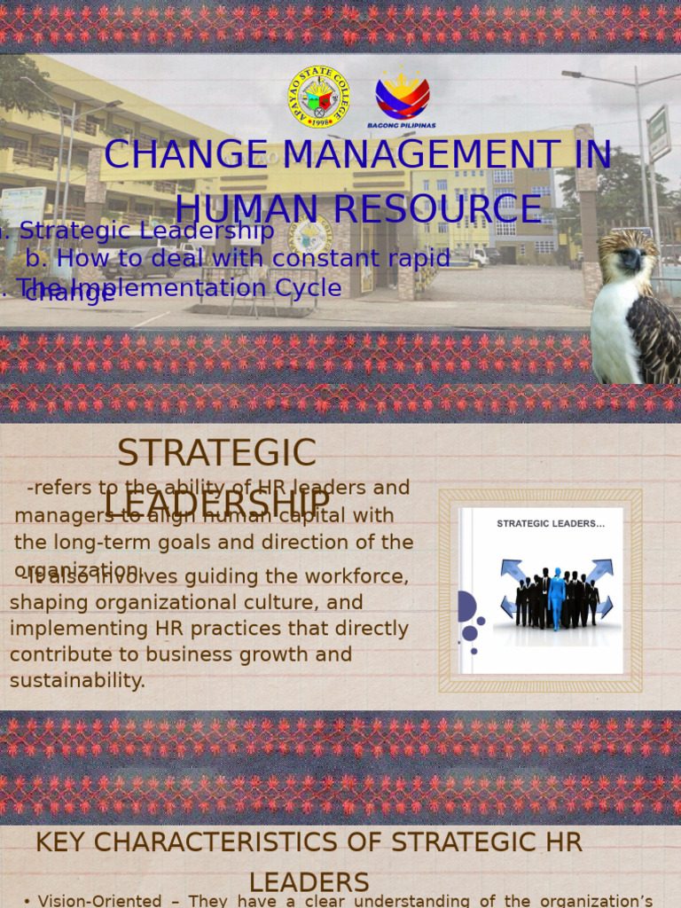 Strategic Leadership in HR Management | PDF | Human Resource Management ...