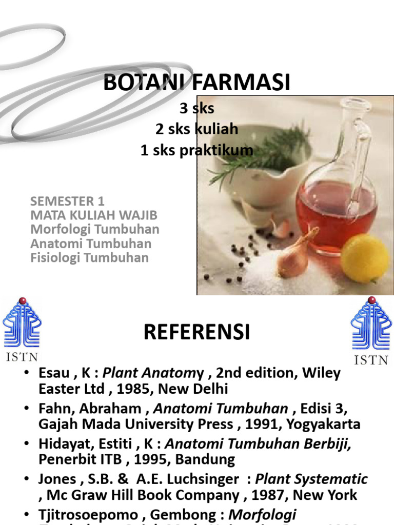Botani Farmasi: Struktur Tumbuhan Obat | PDF