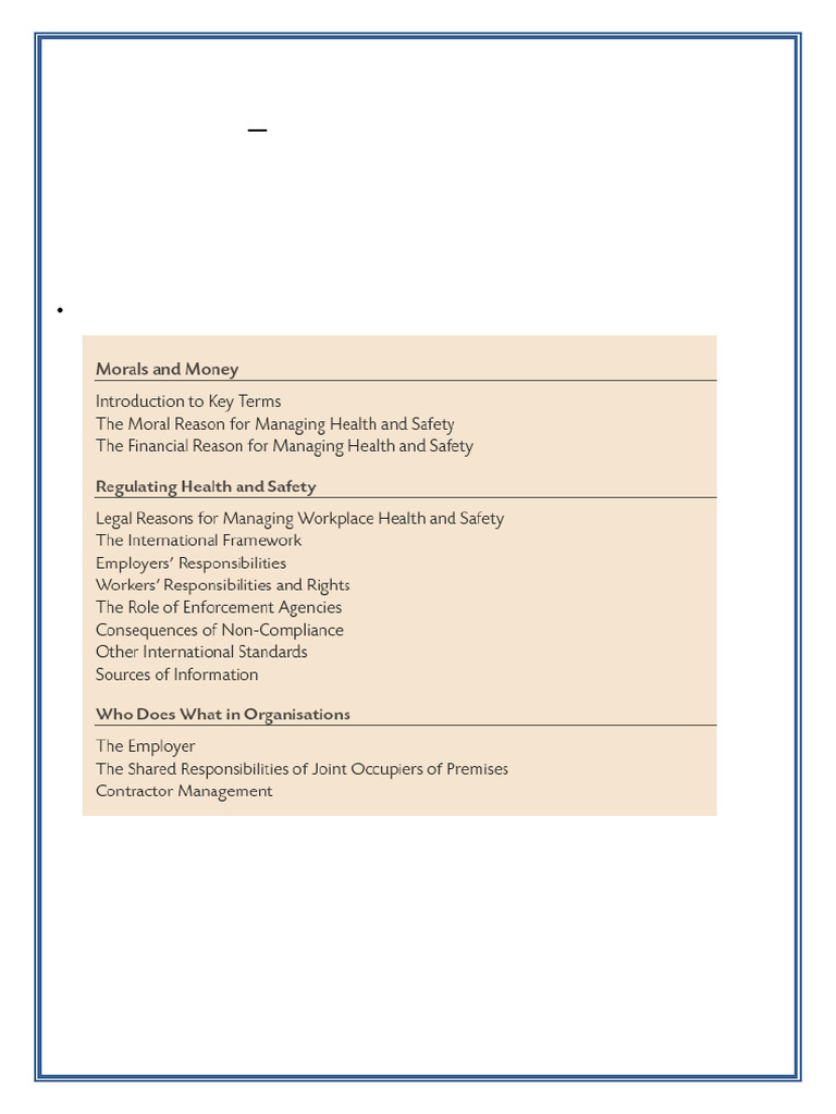Workplace Health and Safety Management Guide | PDF