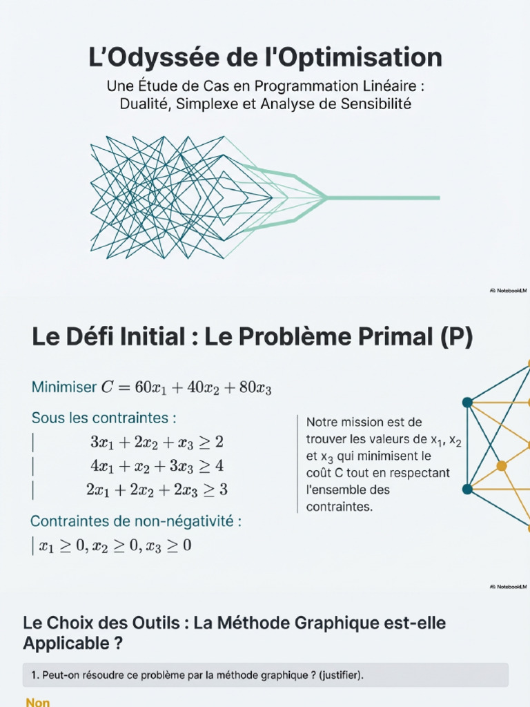 Optimization Odyssey Dual Simplex Sensitivity | PDF