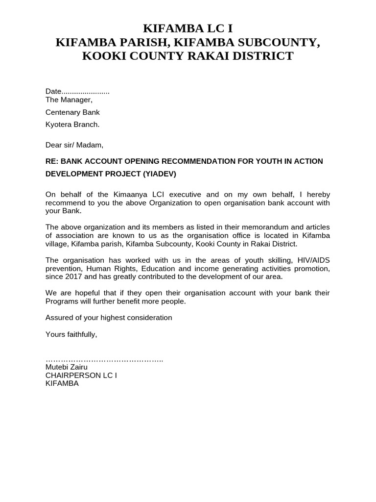 Lc Letter Yiadev | PDF