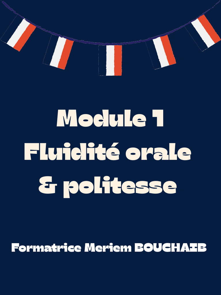 Politesse et fluidité en français | PDF