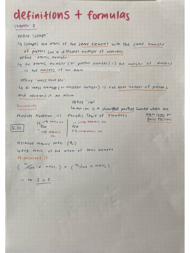 Science Definitions Pt 1 | PDF | Digestion | Atoms