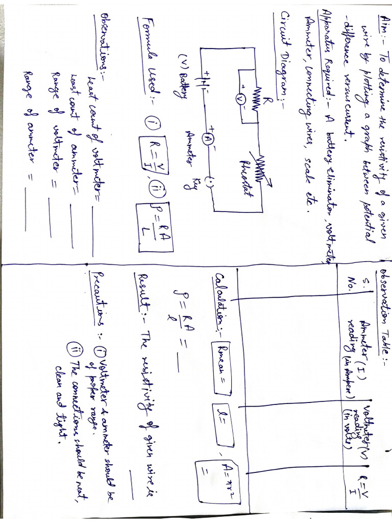 8 Physics Practical 12th | PDF