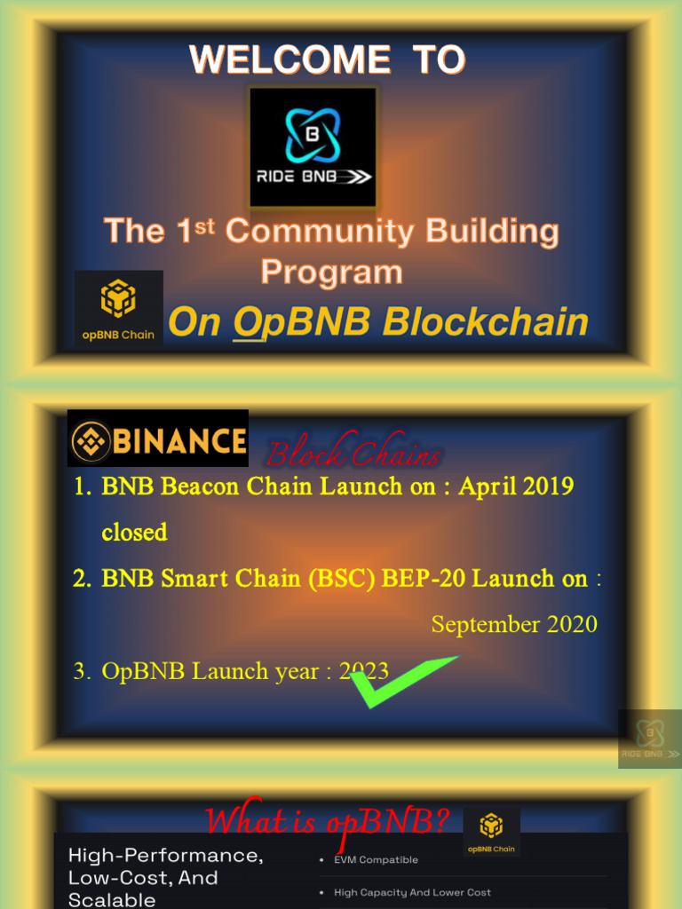 BNB Smart Chain and opBNB Overview | PDF | Distributed Computing ...
