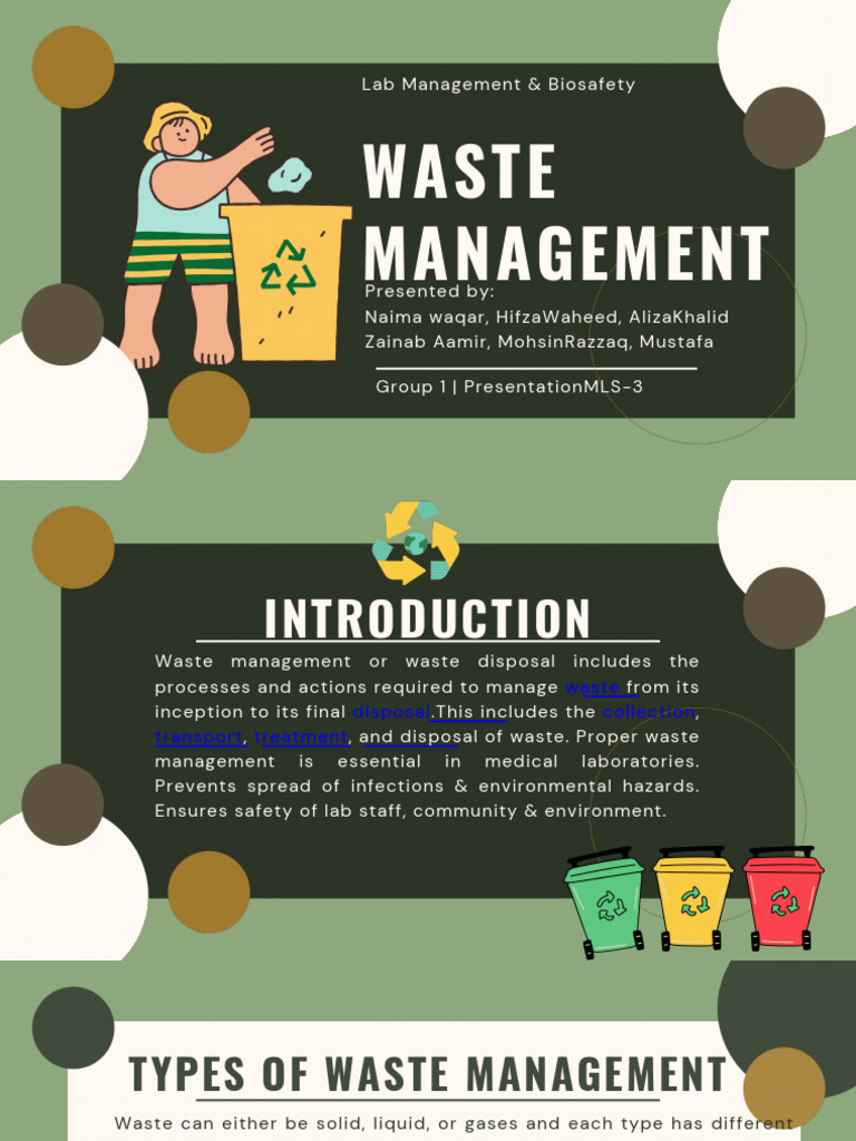 Effective Lab Waste Management Guide | PDF | Waste | Waste Management