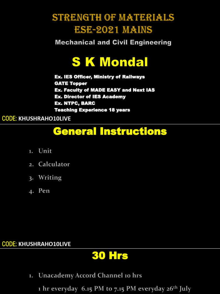 SOM Mains Class 5 Telegram | PDF