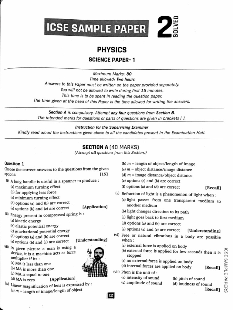 Sample Paper 2 - Class X (2026) Q | PDF
