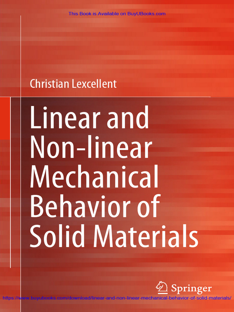 Mechanical Behavior of Solid Materials | PDF | Mechanical Engineering ...