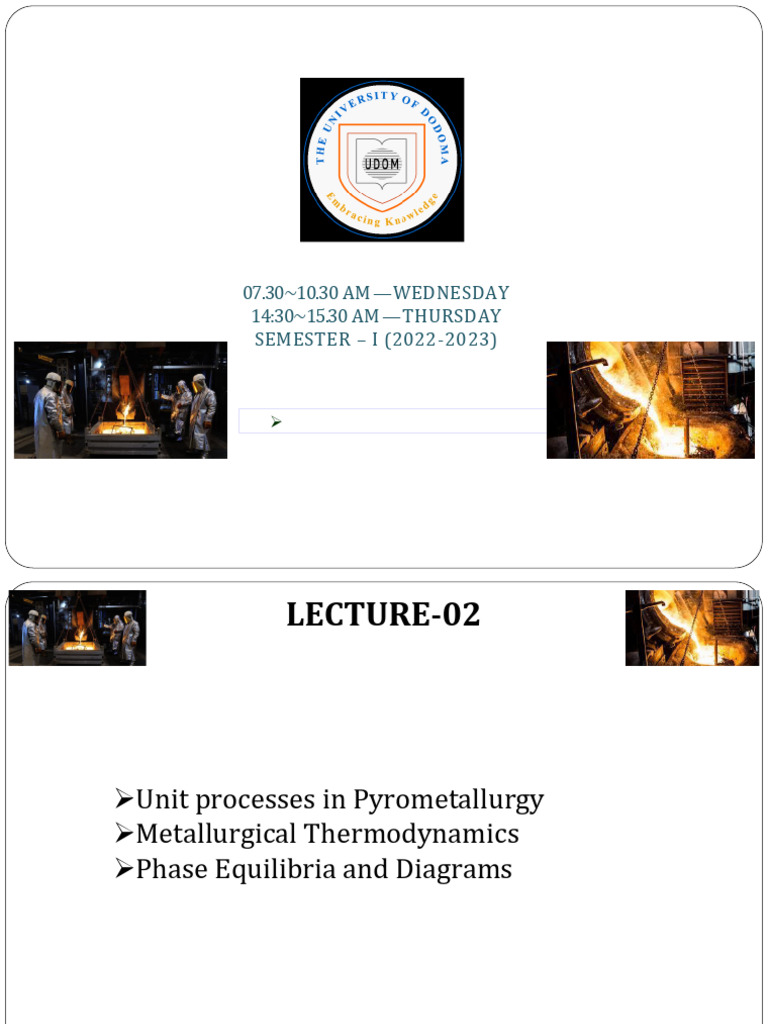 Pyromet-Lecture 4 - Iron Making-Blast Furnace-Steelmaking Eaf | PDF ...