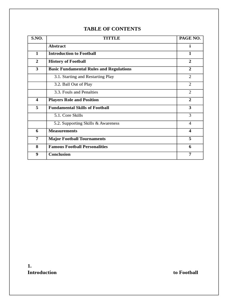 Introduction to Football Basics | PDF | Association Football | Defender ...