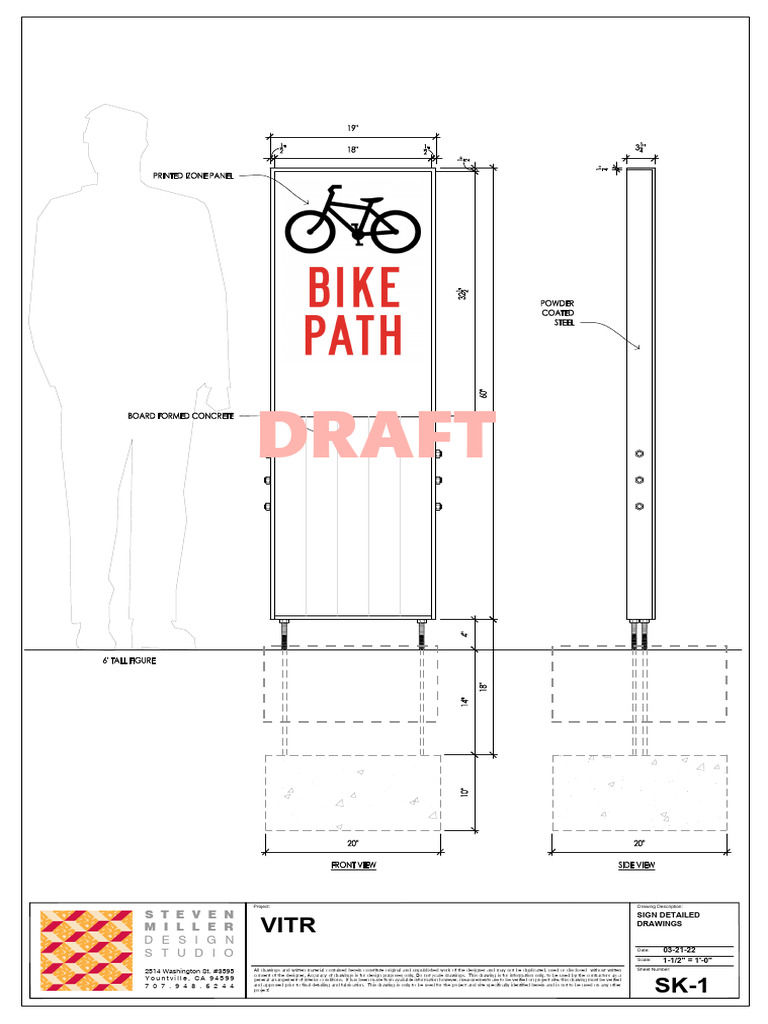 Section d.1108 – Concrete Gateway Sign Foundation | PDF