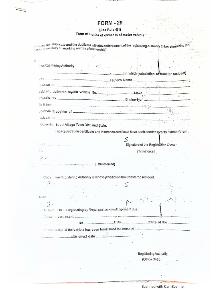 Form No 29 30affidifate | PDF