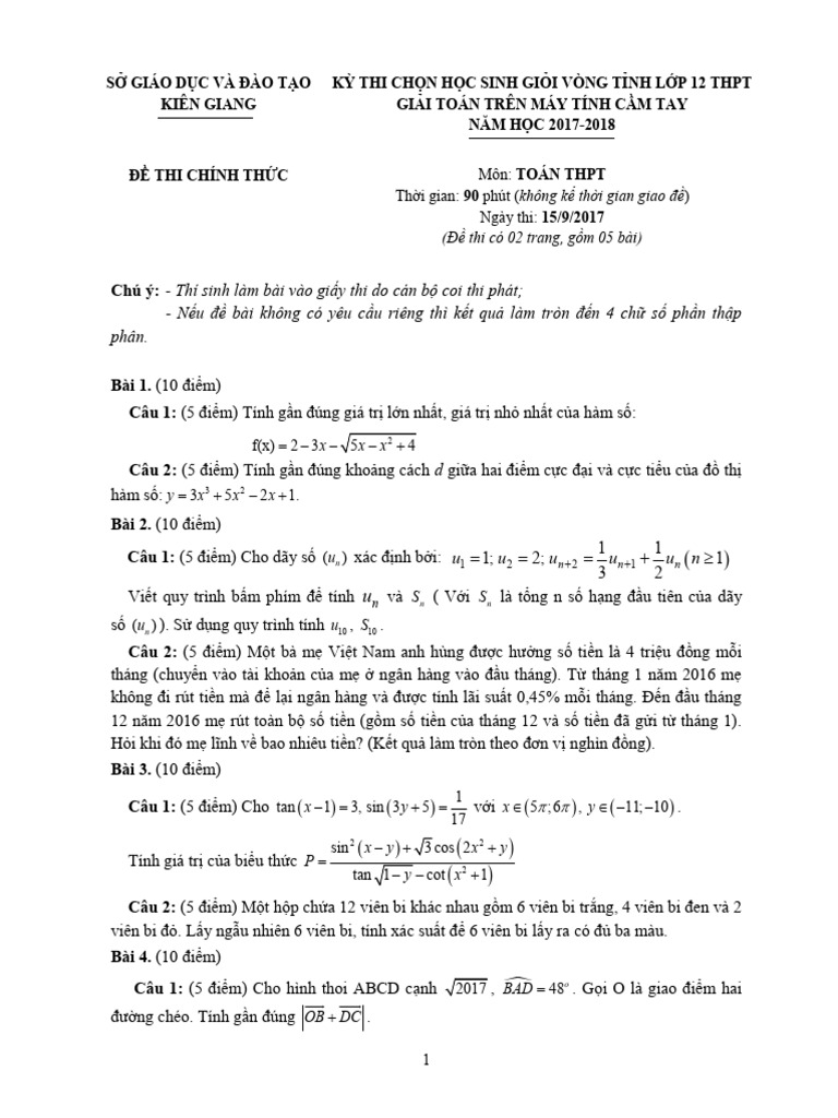 CasioToan12 Deda | PDF