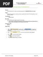 SAP Material PR Creation Guide | PDF