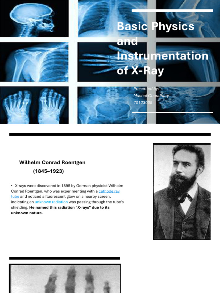 Basic Physics of X-Ray PDF | PDF | X Ray | Radiography