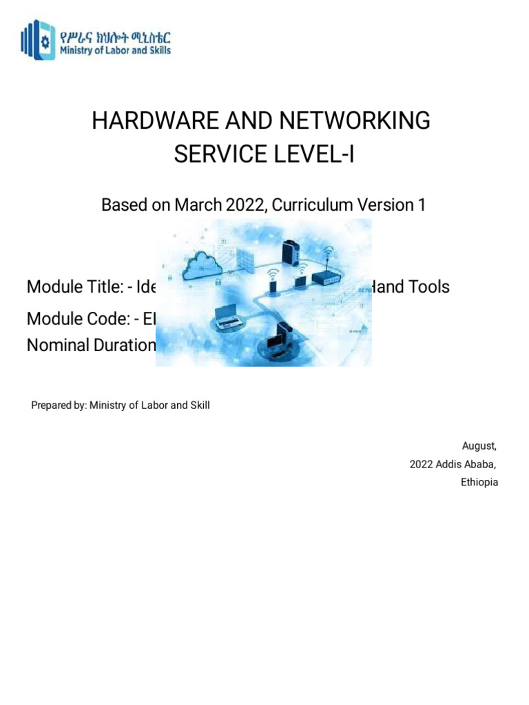 Network Hand Tools and Basics Guide | PDF | Computer Network | Local ...
