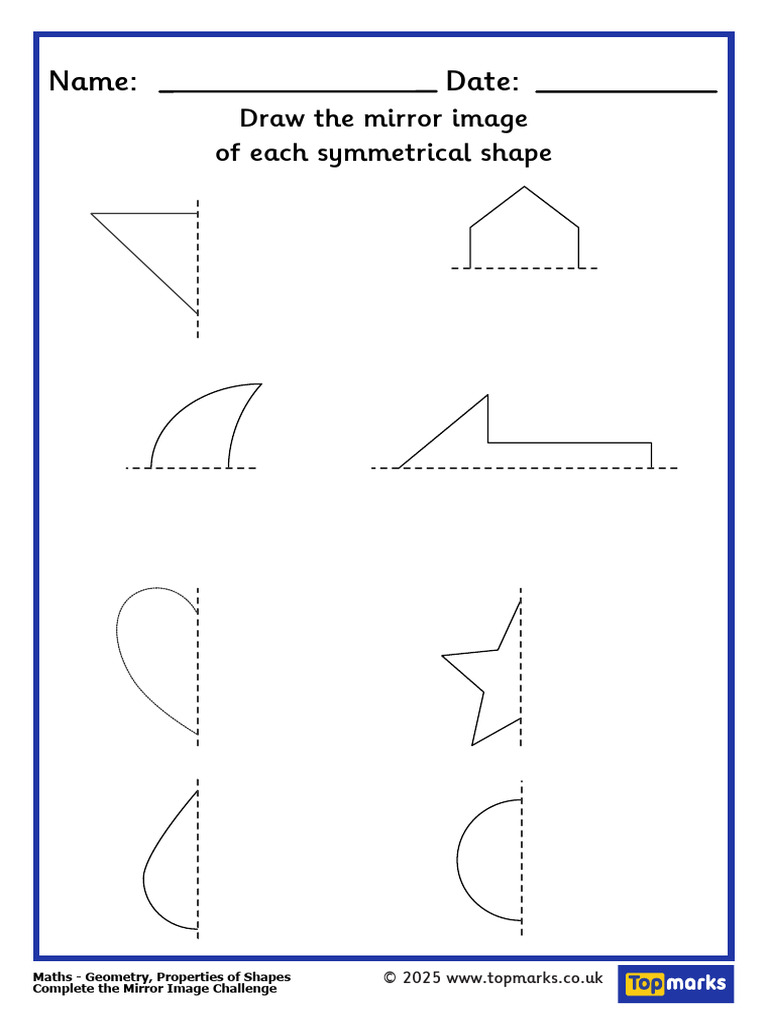 Mirror Image Challenge in Geometry | PDF