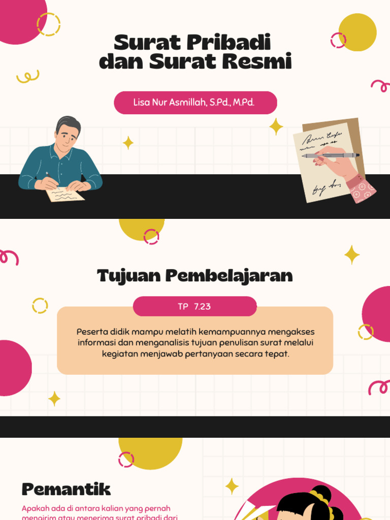 Perbedaan Surat Pribadi dan Resmi | PDF