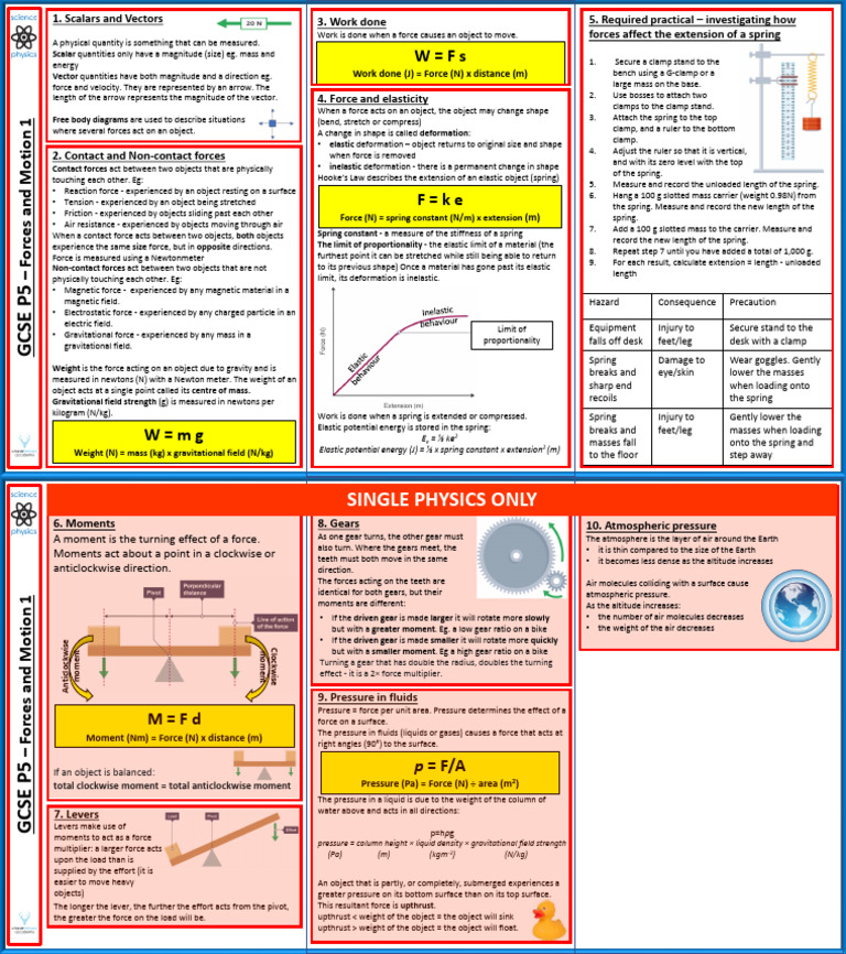 Investigating Spring Forces and Extensions | PDF | Force | Pressure