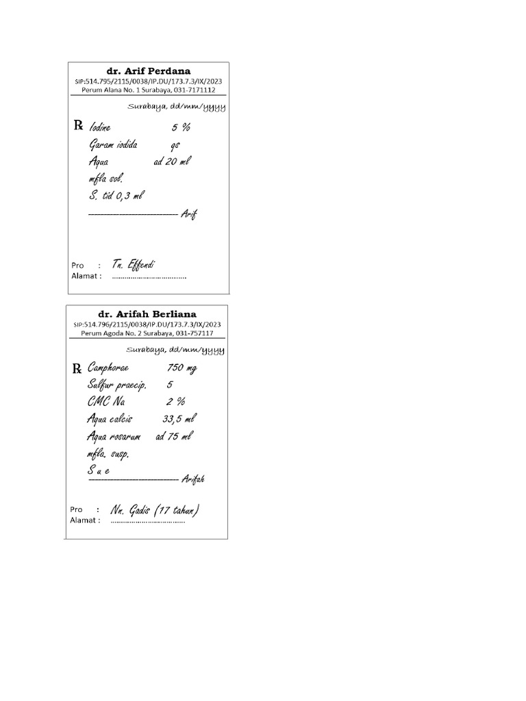 Resep | PDF