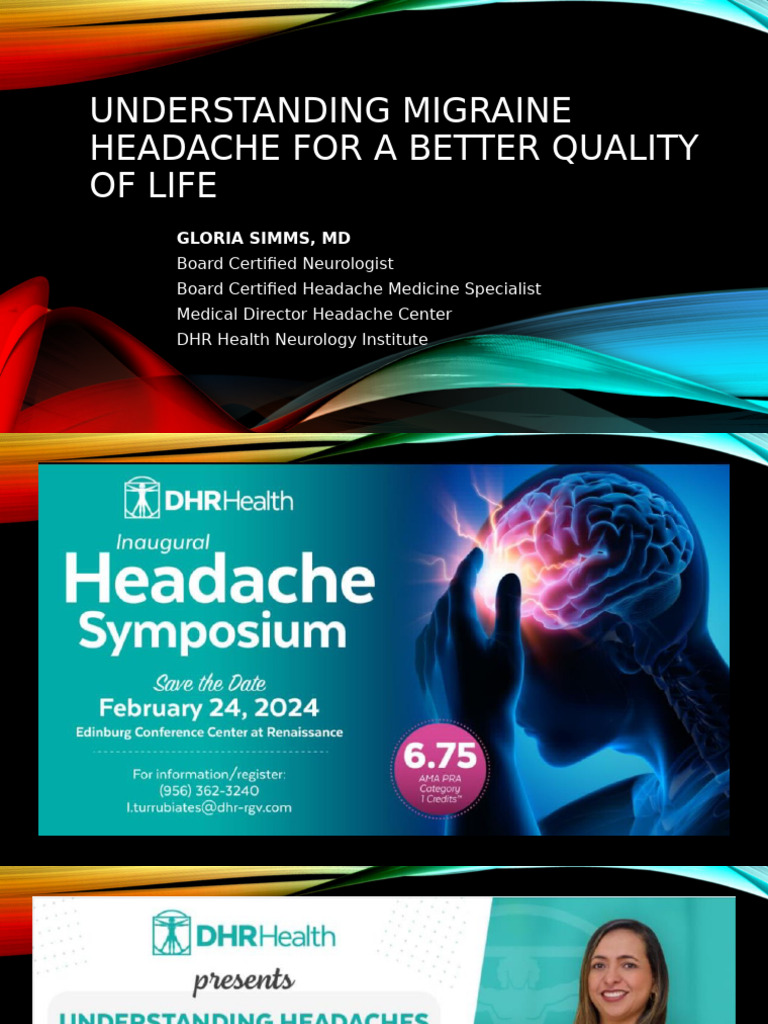 City Presentation2024 | PDF | Headache | Migraine