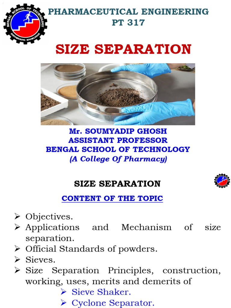 Size Separation Completed | PDF | Mechanical Engineering