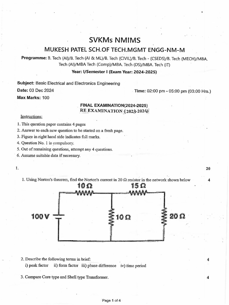 Beee Ete Dec 2024 | PDF