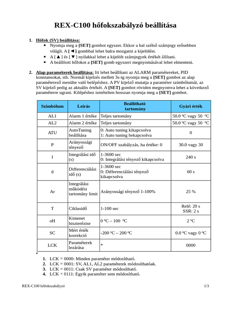 Rex C100 | PDF