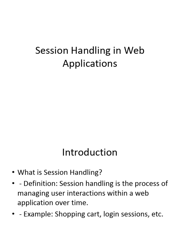 Effective Session Handling in Web Apps | PDF | Http Cookie | Client ...