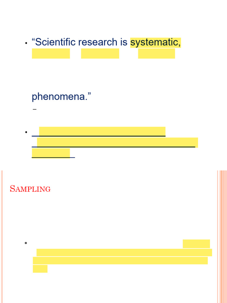 Understanding Research Sampling Methods | PDF | Sampling (Statistics ...