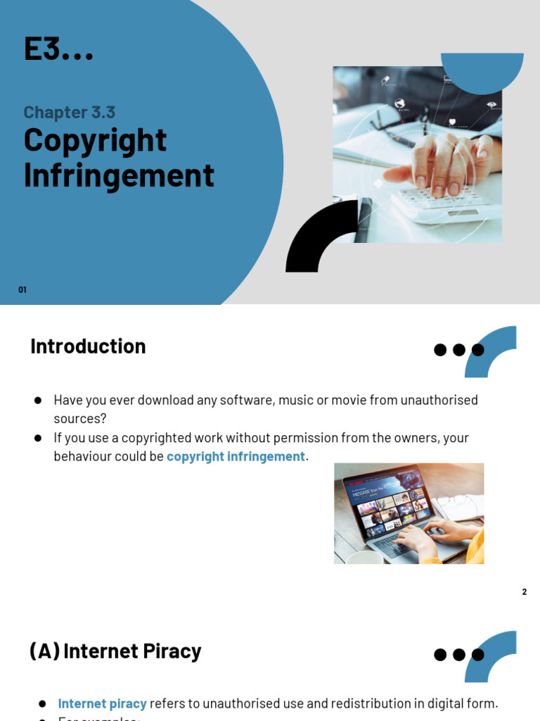 Ch3.3 - Copyright Infringement | PDF