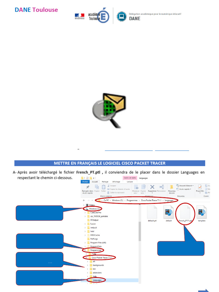 Installer Cisco Packet Tracer en français | PDF | Logiciel | Informatique
