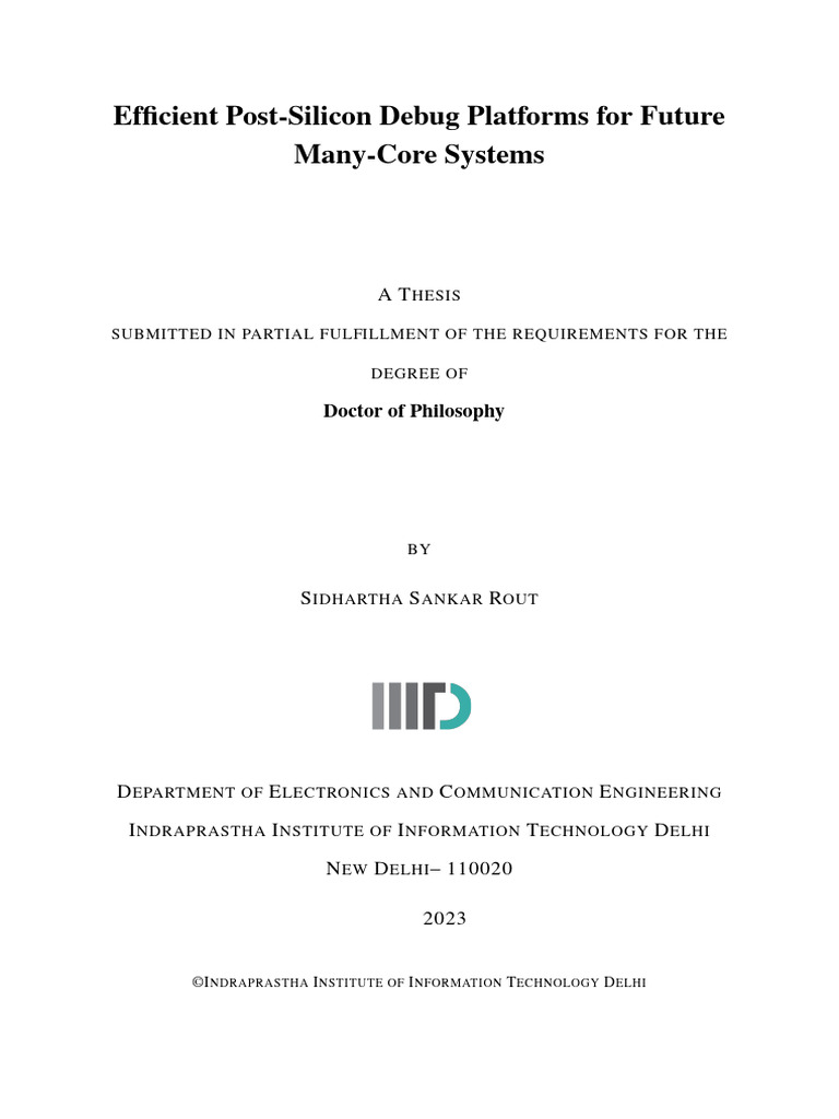 Post-Silicon Debug for Many-Core Systems | PDF | System On A Chip ...