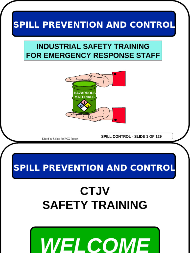 Spill Control Training for Emergency Response | PDF | Personal ...