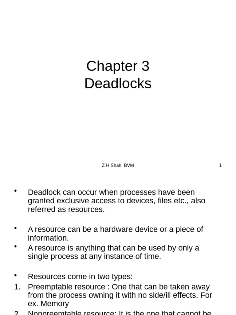 Understanding Deadlocks in Computing | PDF | Applied Mathematics ...