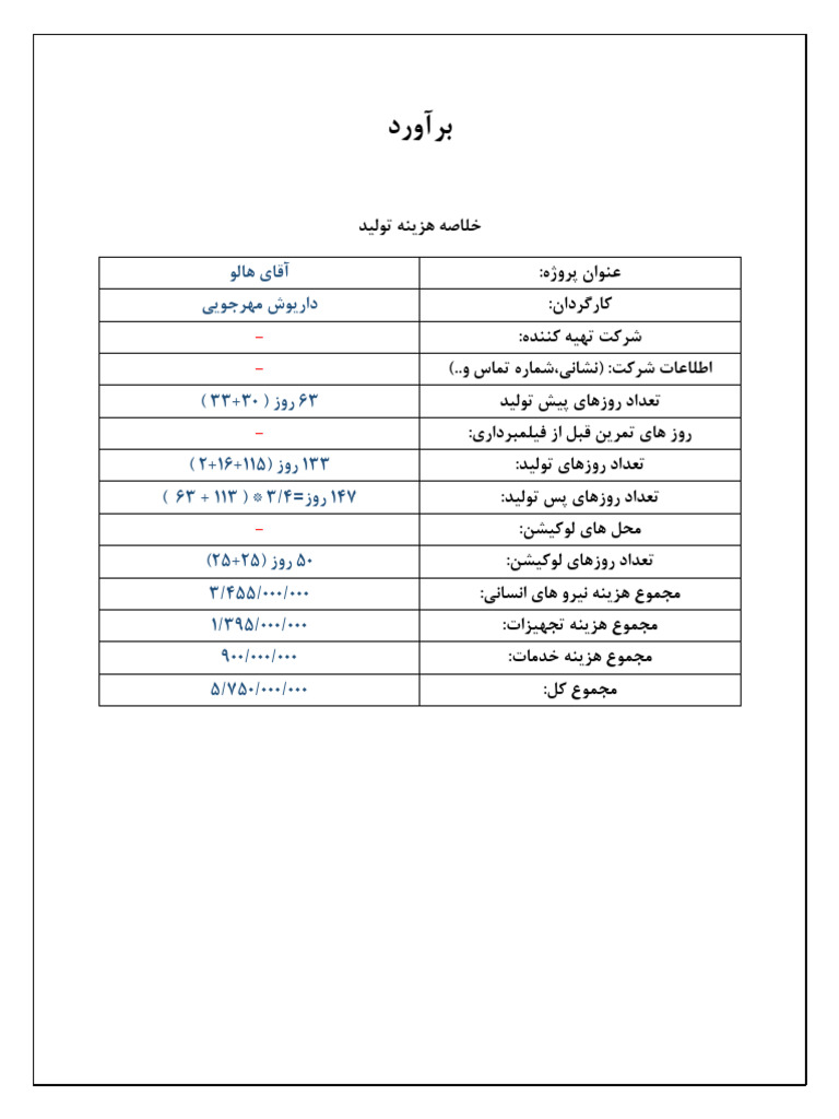 پانیذ اسماعیل زاده براورد | PDF