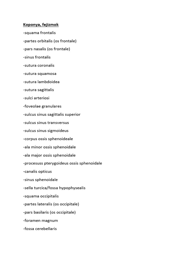 Anatomical Structures of Human Body | PDF | Human Anatomy ...