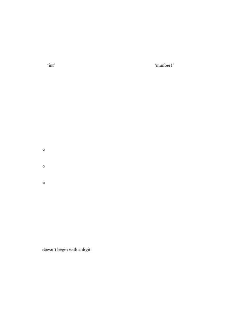 Lecture Notes 02 | PDF | Integer (Computer Science) | Variable ...