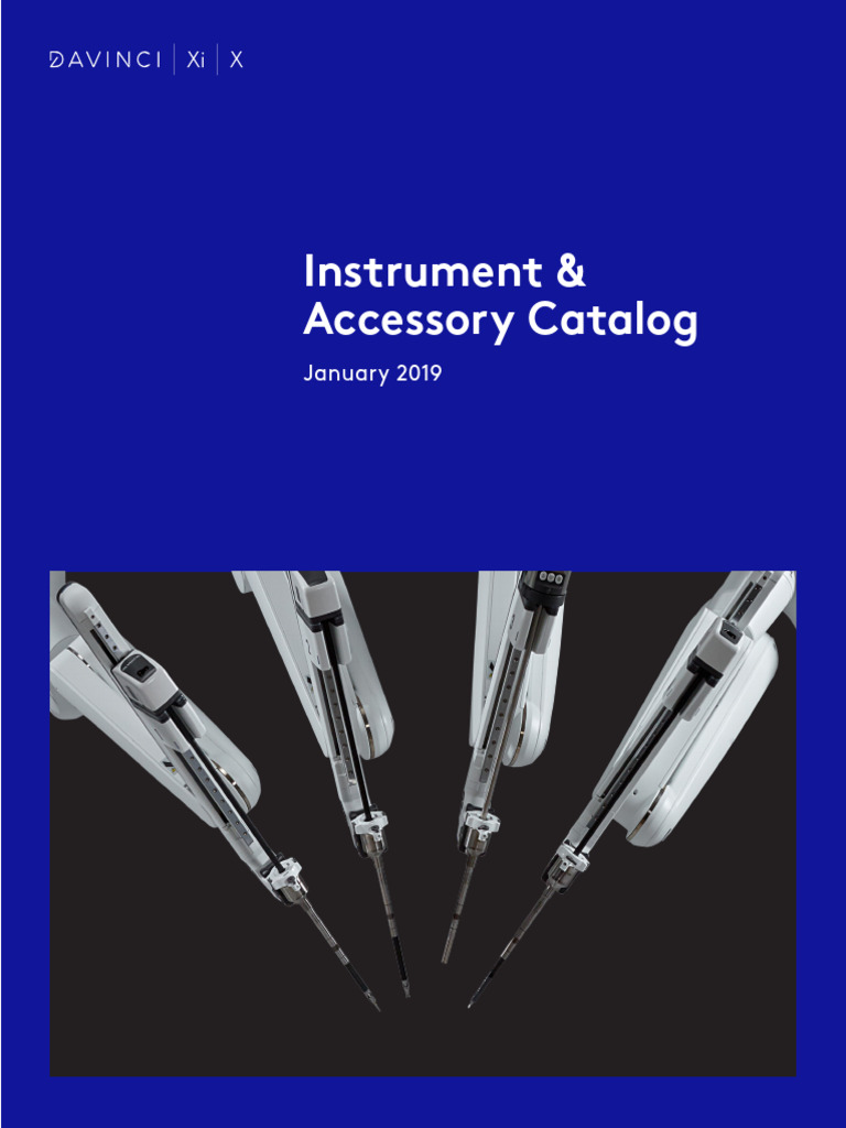 Davinci X Xi Instrument Accessory Us Catalog 1052082 | PDF