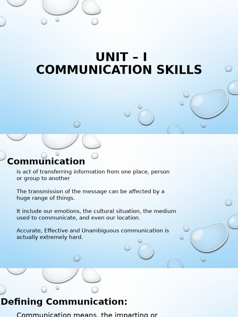 Understanding Communication Skills | PDF | Communication | Code