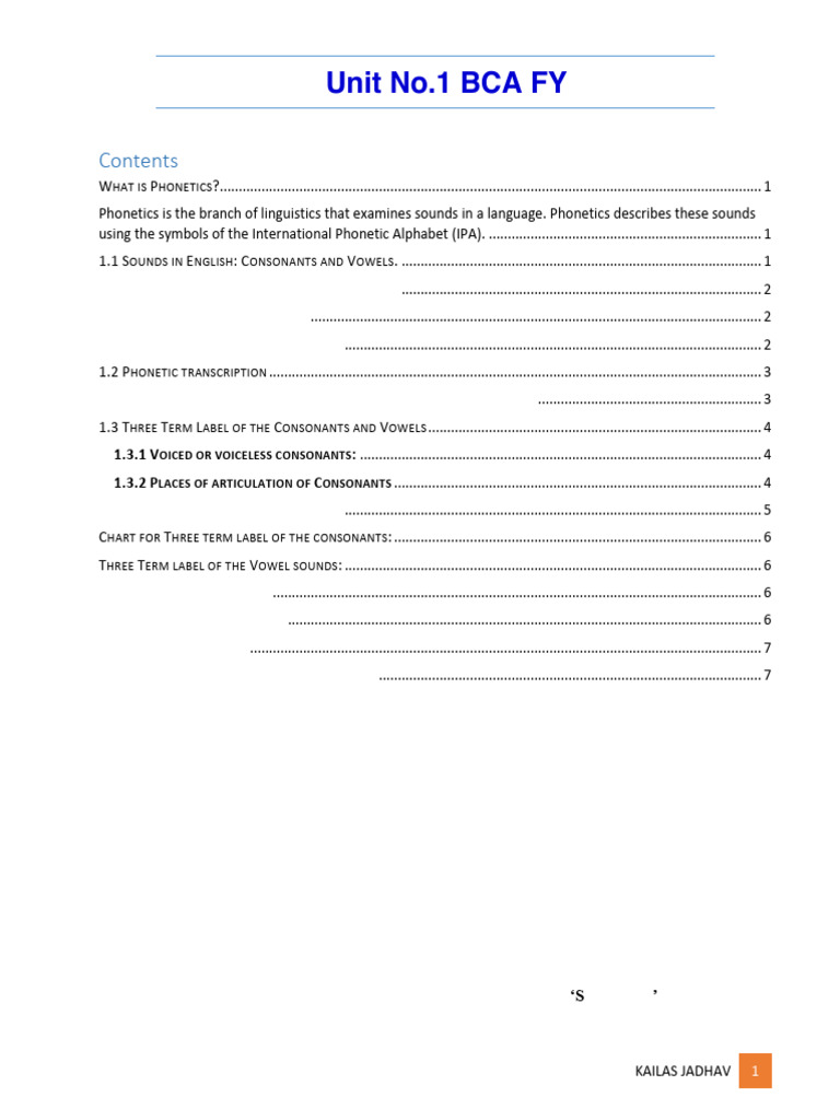 Understanding English Phonetics Guide | PDF | Phonetics | Vowel