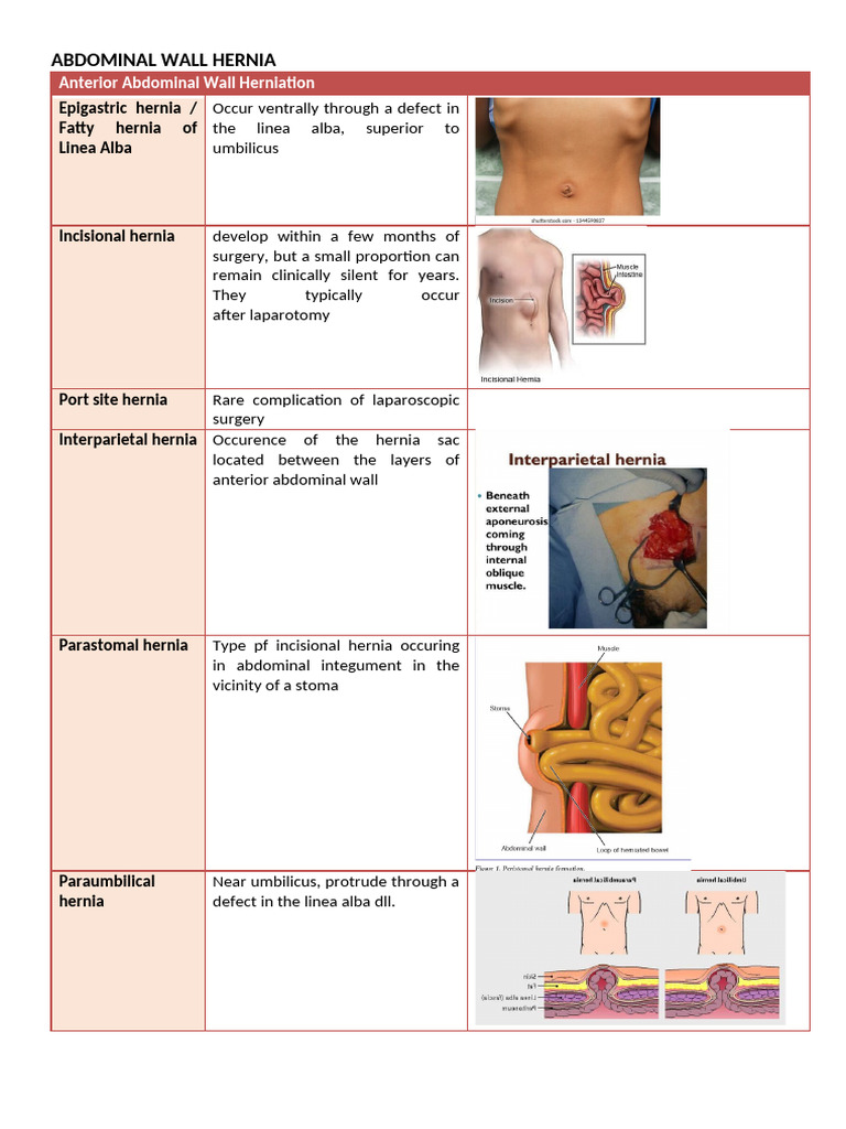 ABDOMINAL WALL HERNIA | PDF