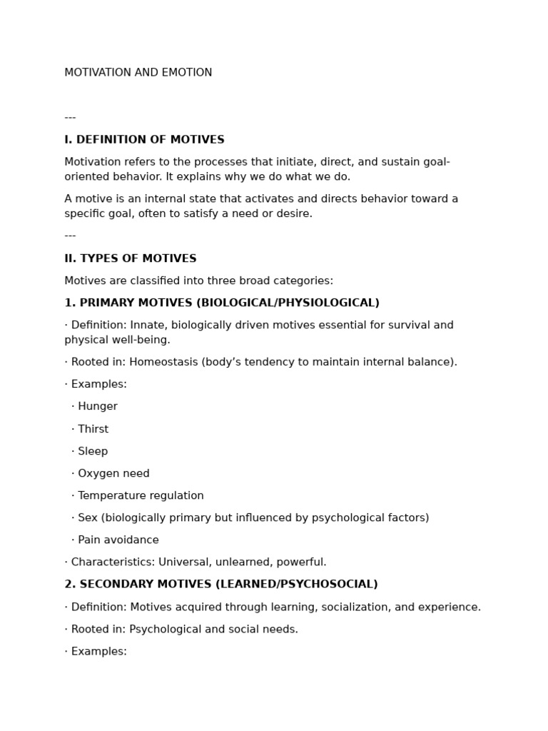 Understanding Motivation and Emotion | PDF | Emotions | Motivational
