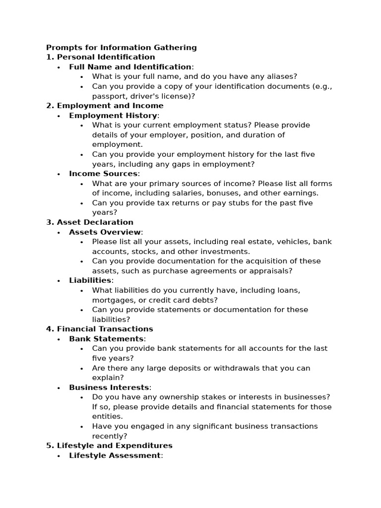 Important Point in Iunvestigfation | PDF | Loans | Expense